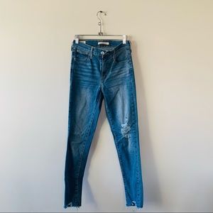 levi 720 high rise super skinny